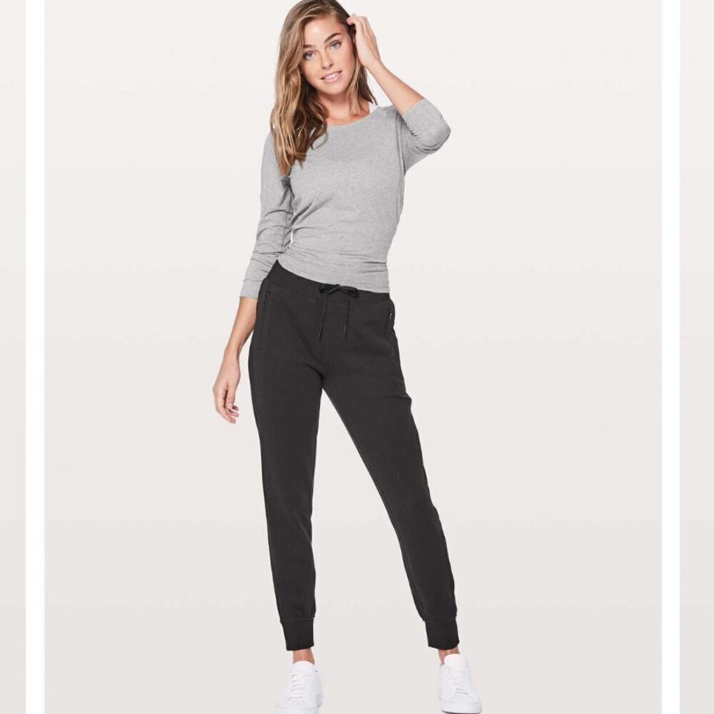 Lululemon Get Going Joggers Black Sweatpants Size 4